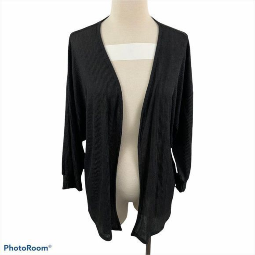 NWT ECLAIR Black Open Cardigan‎ (M)